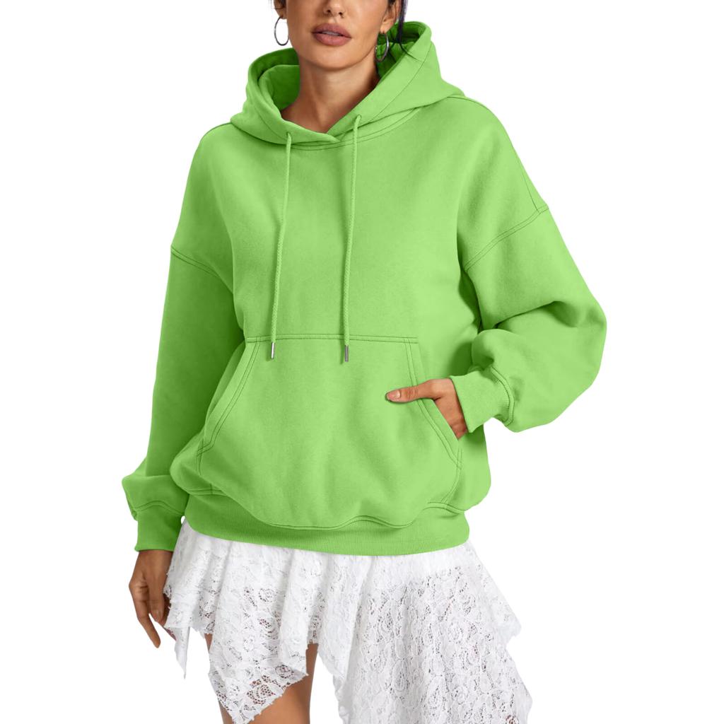 Women's Loose Fit Long Sleeve Pullover Hoodie Casual Sweatshirt for Everyday Wear