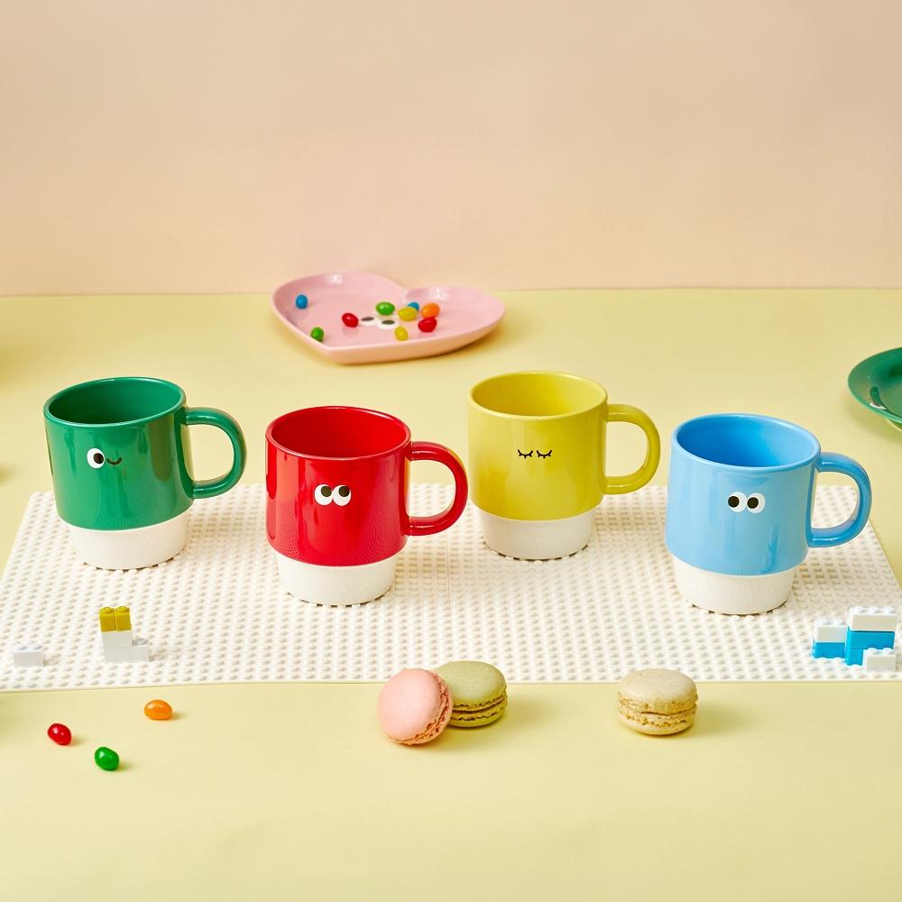 Bean Stackable Mug Set 4 Pieces