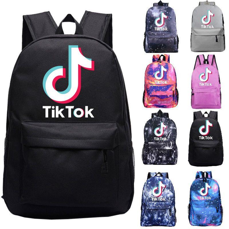 Backpack Tik Tok Large Children Schoolbags Casual Travel Bags Rucksack Shoulder