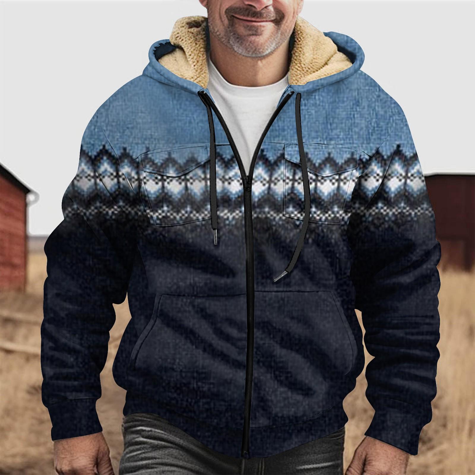 

Мужская утолщенная куртка на пуговицах с двойным карманом и карманной вставкой, хлопковая куртка XXXXL синий