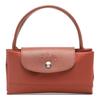 Longchamp Le Pliage Small Handbag With Silver Metal Fastening Women Handbags Brown L1621919404