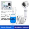 Kein Strom erforderlich tragbare Campingdusche Outdoor Campingdusche Pumpe wiederaufladbare elektrische Duschpumpe mit digitaler Anzeige