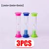 6 Pieces/set Hourglass 30S/1/2/3/5/10 Minutes Sand Table Children Brushing Teeth Cooking Home Garden Decoration Clock Timer