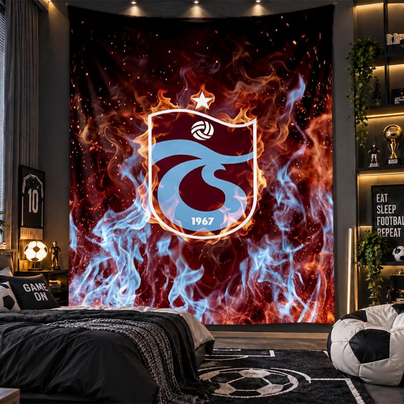 Wandtapijt Trabzonspor FC Print Doek voor Woonkamer Slaapkamer Huisdecoratie