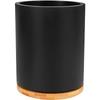 360° Rotating Wooden Utensil Holder Cooking Utensil Crock Waterproof Kitchen Cutlery Organizer for Countertop Utensil Holder