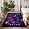 Crystal Velvet Rug Custom Name Text, Soft Non Slip Floor Mat Home DecorUndertale