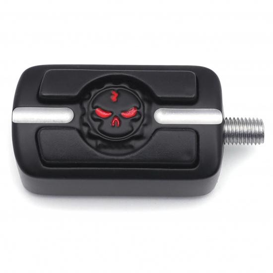Motorcycle Willie Skull Shifter Foot Peg for Harley Davidson Electra Wide Super Low Glide Softail XLX CVO Fat Boy/Fat Bob