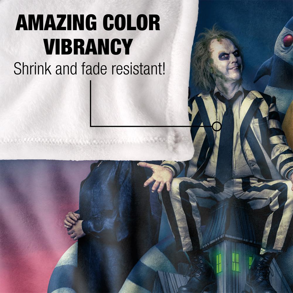 Beetlejuice Beetlejuice Movie Poster Blanket