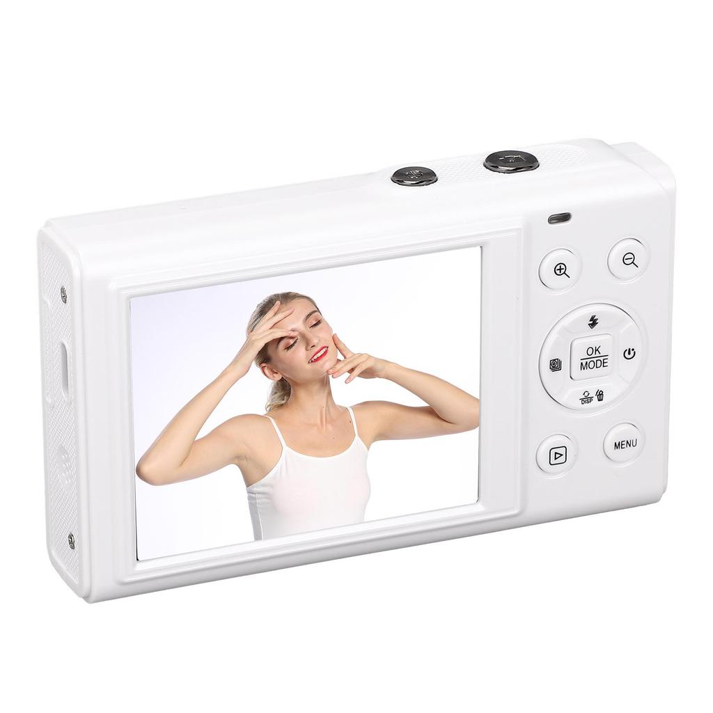 Digital Camera 5K 80MP Double Screen Autofocus 18x Zoom WiFi Camera with Flash for Travel Live Streaming