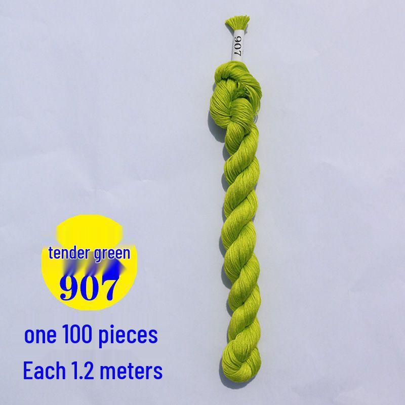 Baumwoll-Kreuzstich-Stickgarn: Handgefertigte Einlegesohlen, Dickes Nähgarn, Eine Farbe pro Stück