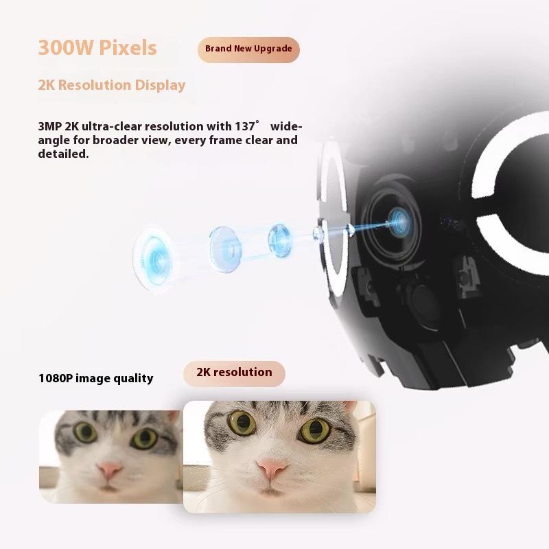 Pet Robot Toy Intelligent Mobile Camera Home Indoor Plug-in Monitoring