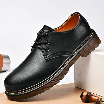 Scarpe in Pelle Basse Scarpe da Coppia Stivali Martire con Dita Grandi, Scarpe da Lavoro Scarpe Quotidiane