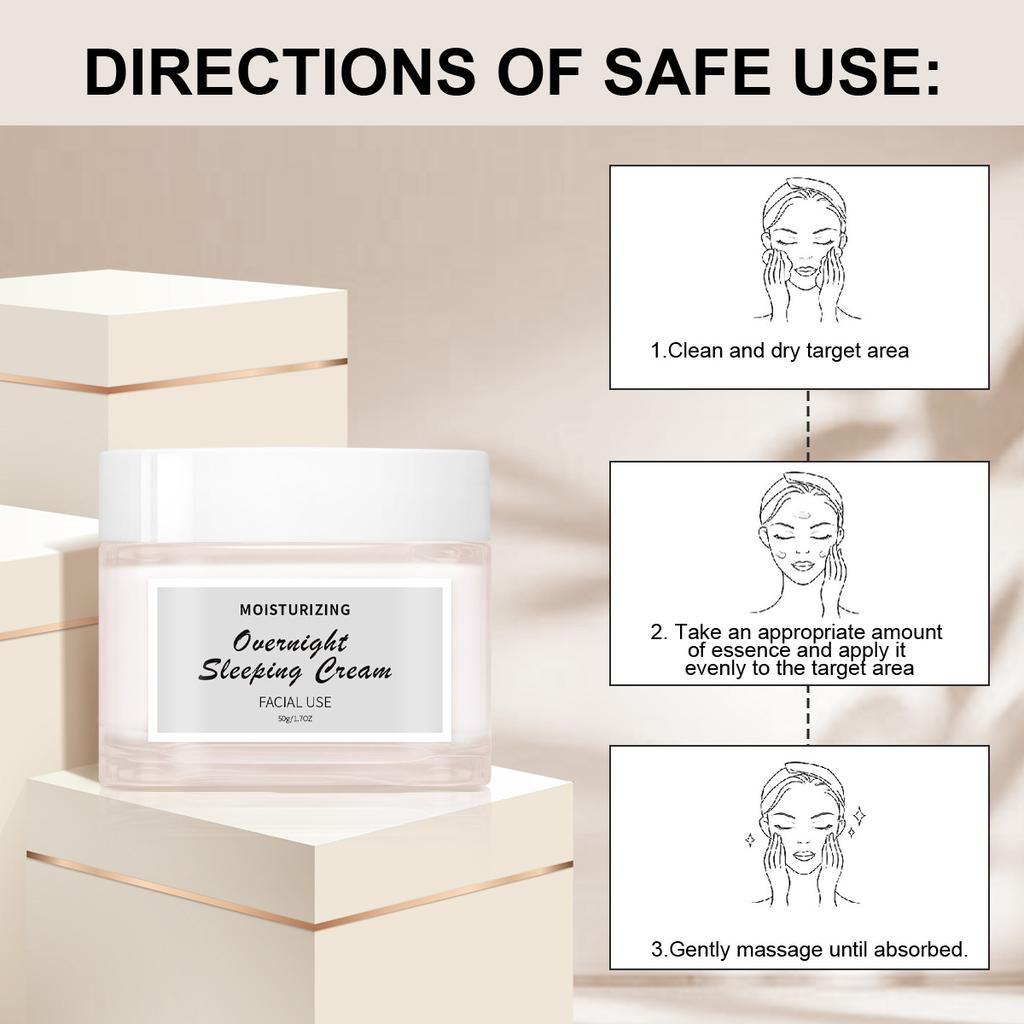 Intensive Moisturizing Anti-Aging Night Cream 50g – Deep Hydration