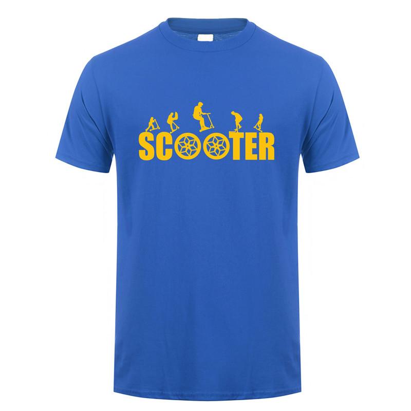 Stunt scooter T Shirt Summer Unisex Short Sleeve Cotton Tshirt Cool Unisex Tshirts JL107