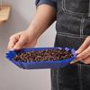 Eco-friendly Oval Reusable Tray for Displaying Coffee Beans and Serving Snacks