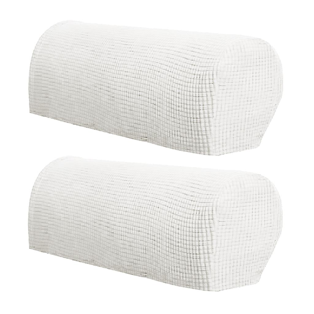 1 Pair Pet Curved Sofa Armrest Cover for Furniture