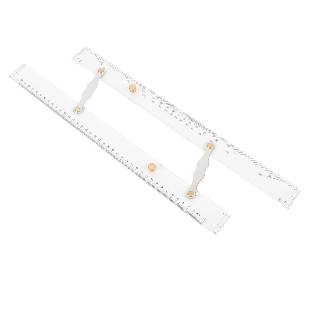450mm Marine Navigation Parallel Ruler High Transparency Acrylic Nautical Sea Chart Plotting Tool