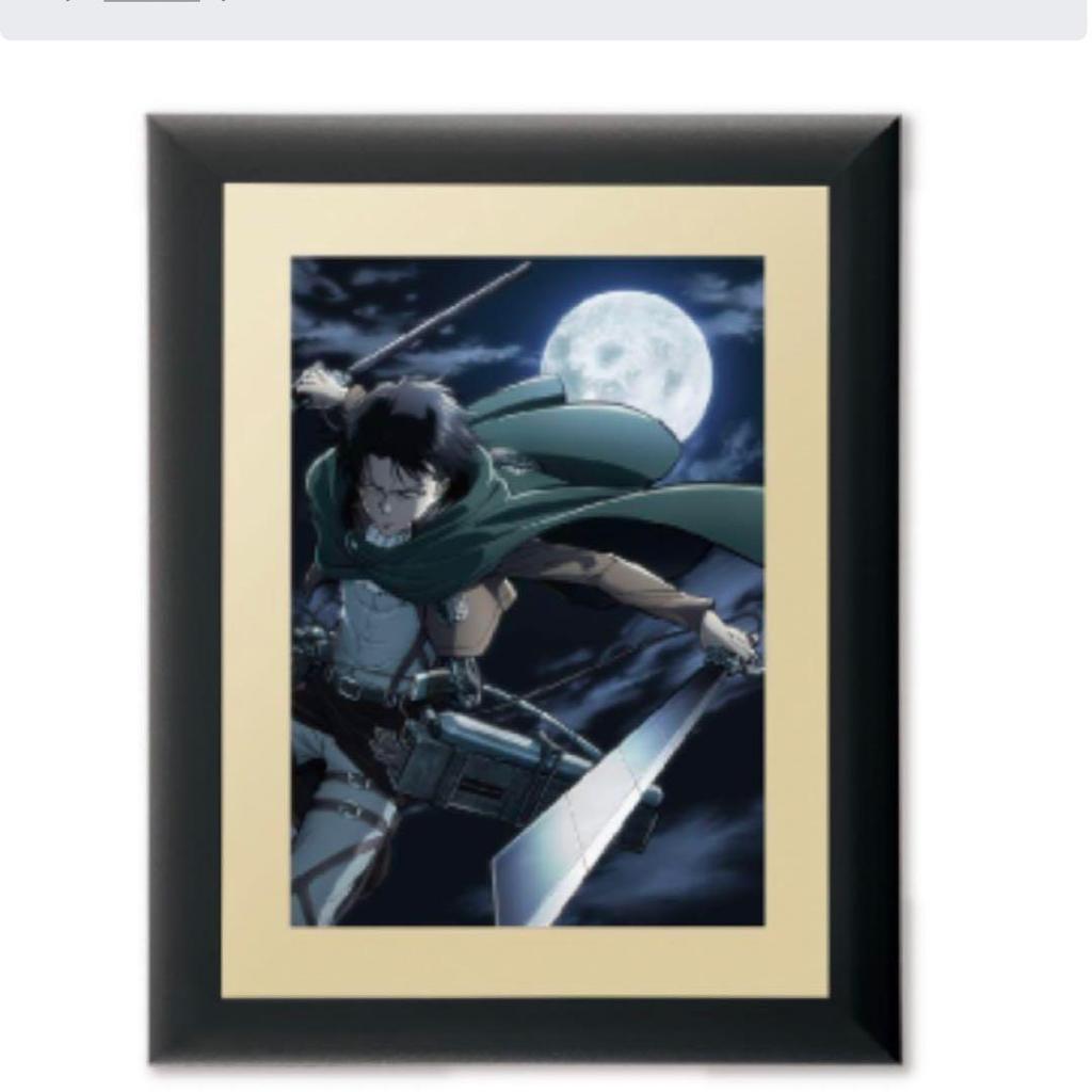 [USED] Attack On Titan Levi 7-Eleven Framed Art