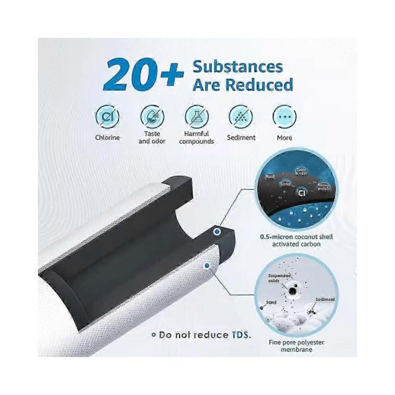 2Pcs Replacement for Samsung DA29-10105J HAFEX / EXP WSF-100, DA99 02131B, EF9603, HAIER LG Refrigerator