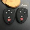 ZAD Silicone Rubber Car Key Cover Case For GMC for Buick Enclave LaCrosse for Chevrolet Impala Suburban 1500 Pontiac Remote Key