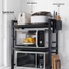 Adjustable Double-Layer Kitchen Storage Rack