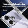 Transparent Phone Case for Xiaomi Poco M6 4g Shell Protective Camera Back Clera Covers On Pocco Poxo F6 M6 X6 Pro 5G M6pro 4G