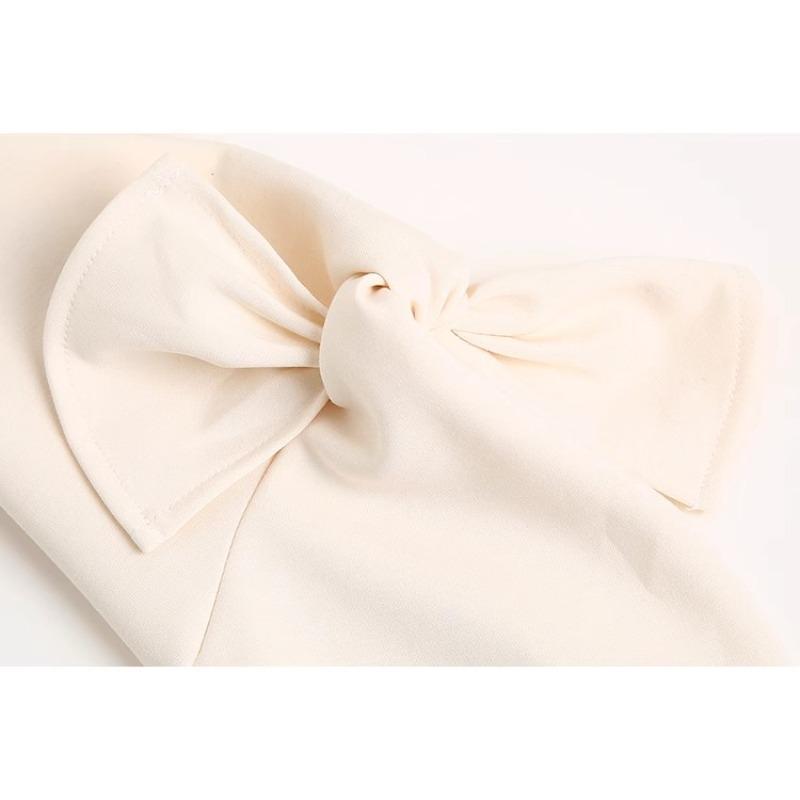 Dimanaf Nové dámské mikiny a mikiny 2024 Volný rukáv do O výstřih Podzimní jednobarevné tričko Nový svetr