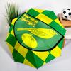 Nor-wich Football Club Crest Automatic Folding Umbrella - 8-Rib Travel Umbrella with Auto Open/Close & Portable, Gift for Christmas, Birthdays