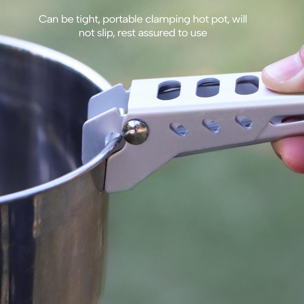 Hot Pan Grippers Hot Pots Clip Tableware Camping Cookware Holder Lifters Clamps Kitchen Accessories