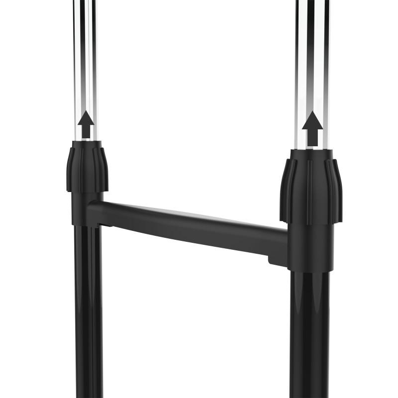 Portant à Vêtements Extensible 2 Barres Big_dress Garnier