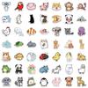 100Pcs Cartoon Animal Stickers Waterproof Cute Stickers for Laptop Phone Water Bottle Computer