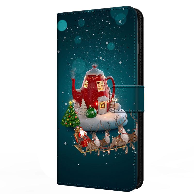 Leather Case For Honor 300 Honor300 Ultra Card Stand Book Cover For Magnetic Wallet Phone Bumper Merry Christmas Shell Flip Para