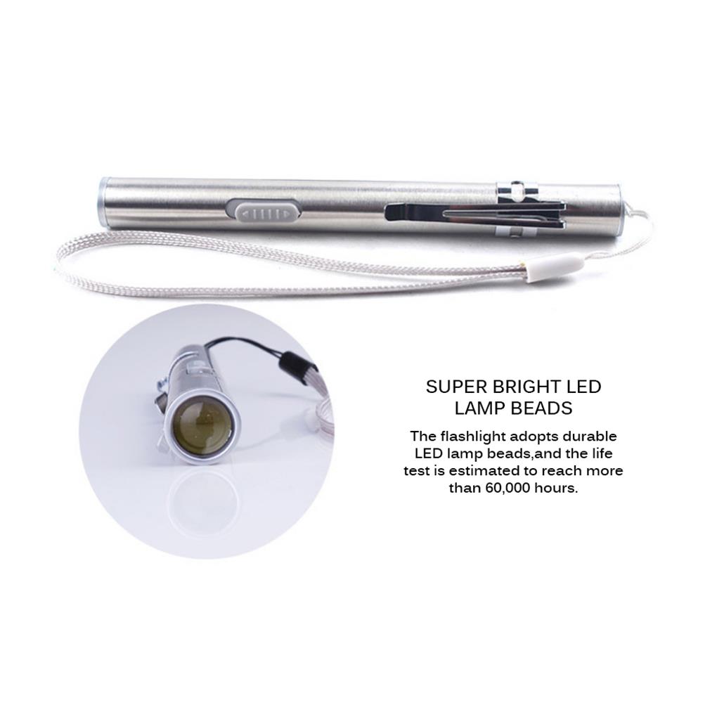 Medical Flashlight Equipment Small Professional USB Rechargeable LED Mini Torch Devices Checking Flashlights Accessory