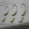 50PCS Carp Fishing Hook Kickers Anti-Tangle Hook Deflectors for Bottom Rigs Green & Brown Fishhook Sleeves
