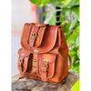 New Goat Leather Backpack Bag Leather Rucksack Vintage