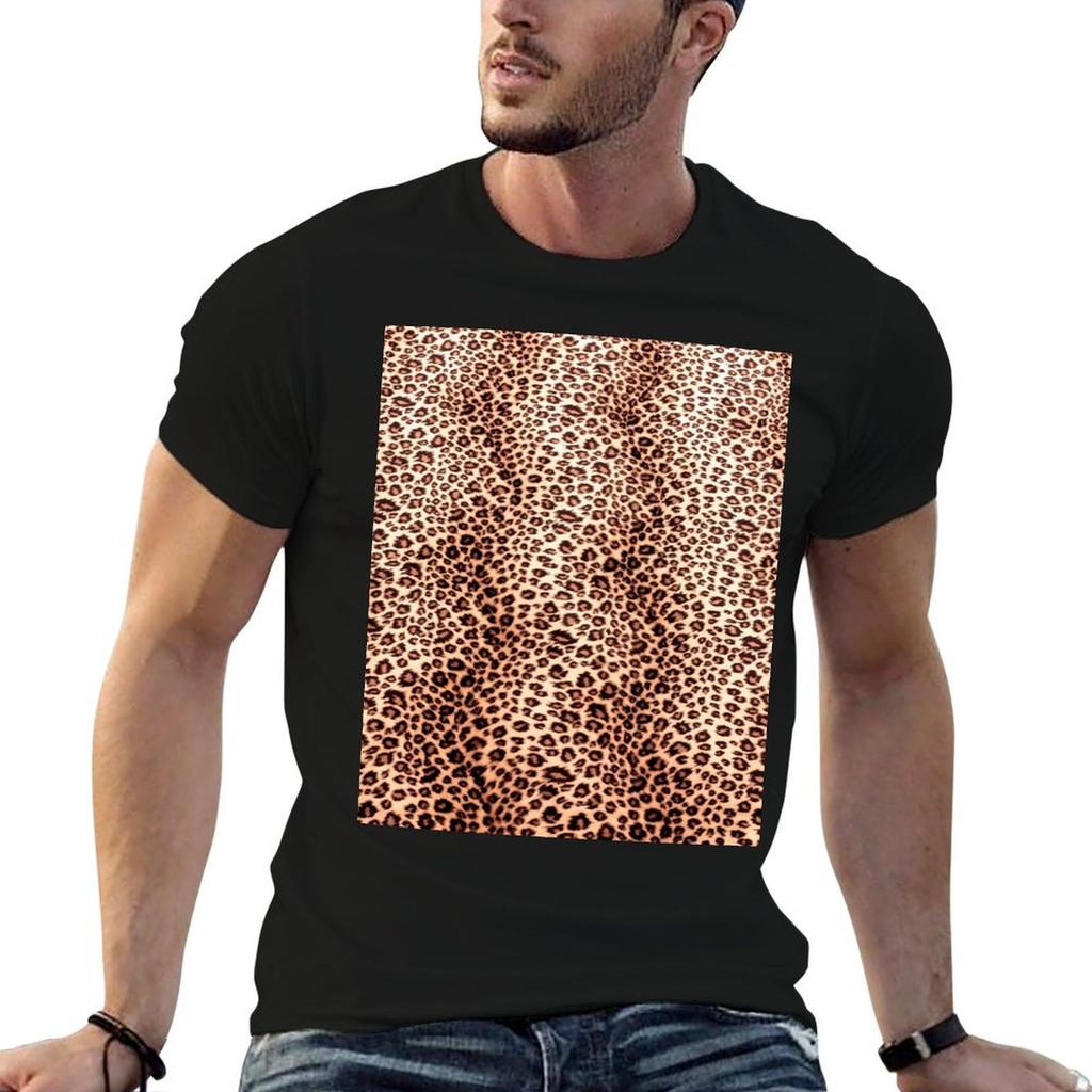Leopardenmuster T-Shirt Baumwoll-T-Shirt Packung T-Shirts Für Unisex Baumwoll-T-Shirts Für Unisex Grafik-T-Shirts T-Shirt