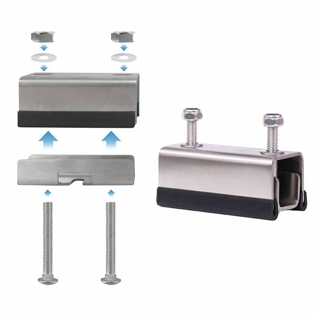 4/6PCS Van Roof Rack Mount Kit Stainless Steel RVs Photovoltaic Brackets Roof Racks Camping Steel Stability Box Brackets Box