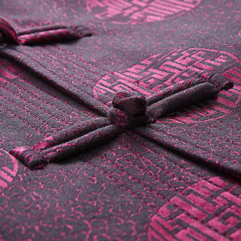 Spring and Autumn New Chinese Style Elderly Grandparents Birthday Spring and Autumn Clothing