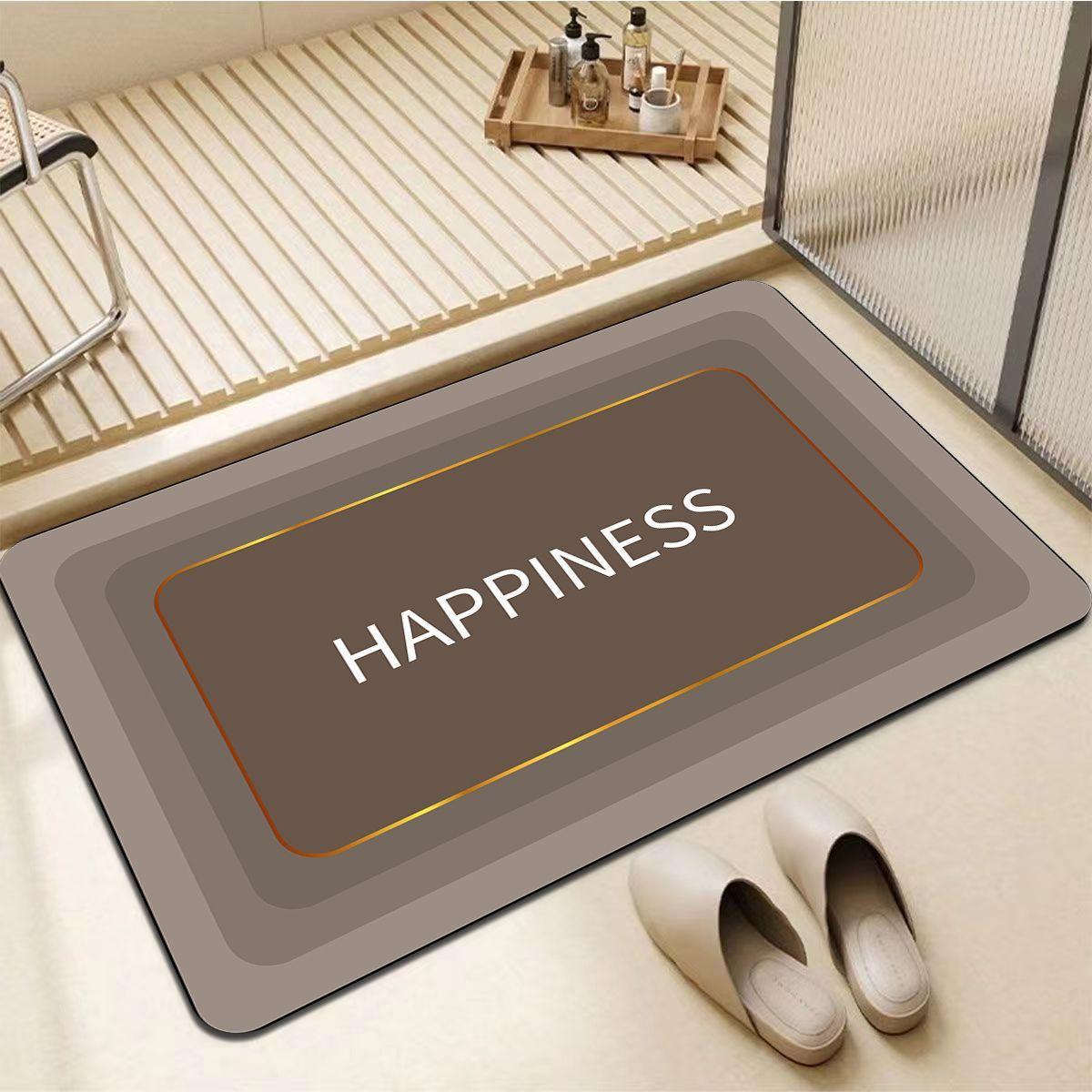 

Коврик из диатомовой грязи, впитывающий грязь, устойчивый к скольжению, коврик для ванной комнаты, туалета, коврик для ног 50 * 80cm