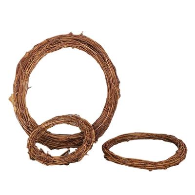 10cm/15cm/20cm Artificial Vine Frame Home Wedding New Year Christmas Outdoor Garden Decora DIY Gift Wreath Hanging Ornament Prop
