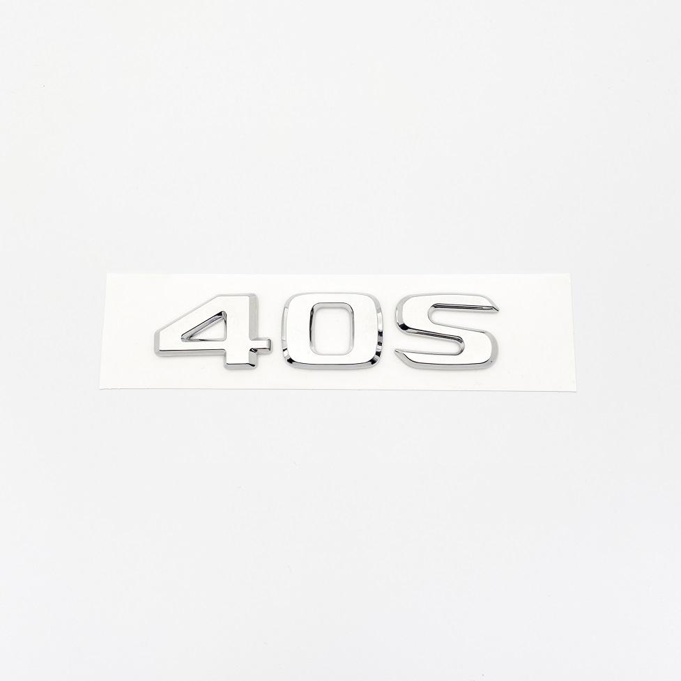ABS Car Letters Logo 50S4M 38S4M 40S 60S B550 850S Badge Sticker Rear Trunk Emblem Decals for Mercedes Benz S W221 W222 W223