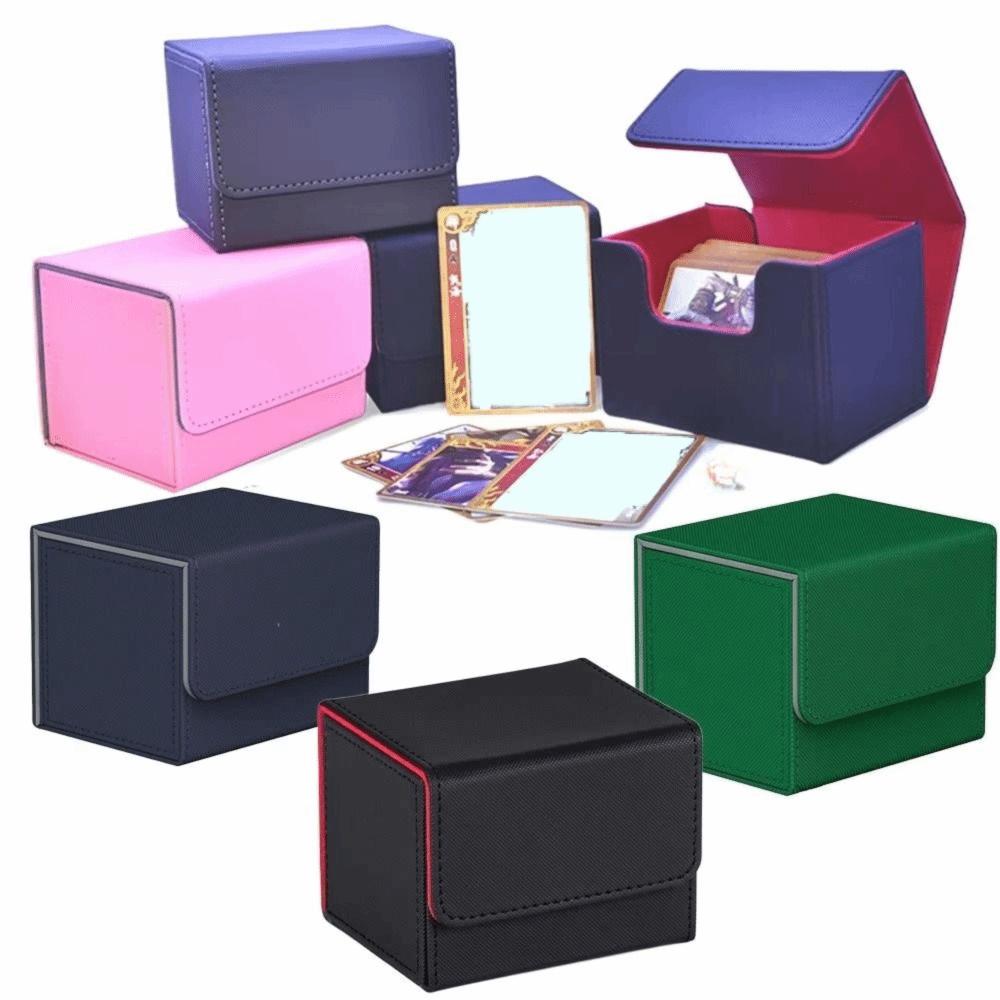 Flip Cover Trading Card Deck Box Magnetic Game Cards Storage Box Gathering Card
