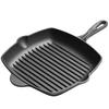 ZISIZ 26cm Cast Iron Striped Steak Frying Pan