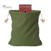 Hands Free Picking Sack Collapsible Foraging Bag with Belt, Canvas And PU Leather Waist Outdoor Farm Gear Pouch, Adjustable for Fruits Vegetables