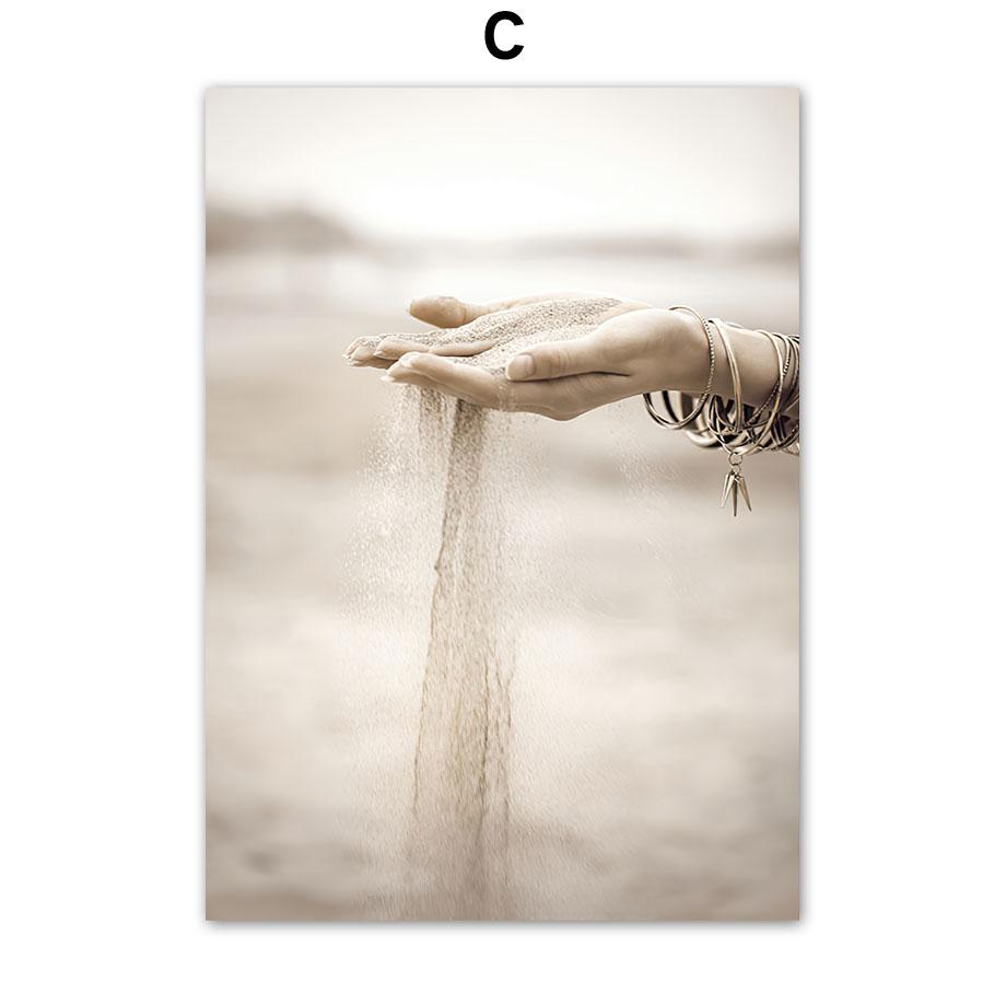 

Бегония пляж тростниковое перо настенное искусство плакаты на скандинавскую тему и принты холст живопись настенные панно для гостиной интерьер комнаты Фреска Декор 30x40cm No Frame