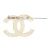 Chanel Brooch Clear Acrylic Women