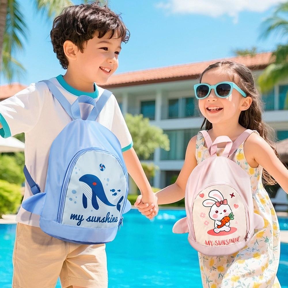 Cute Shape Sports Backpack Animal Pattern Portable Beach Backpack Children's Swimming Bag  Beach