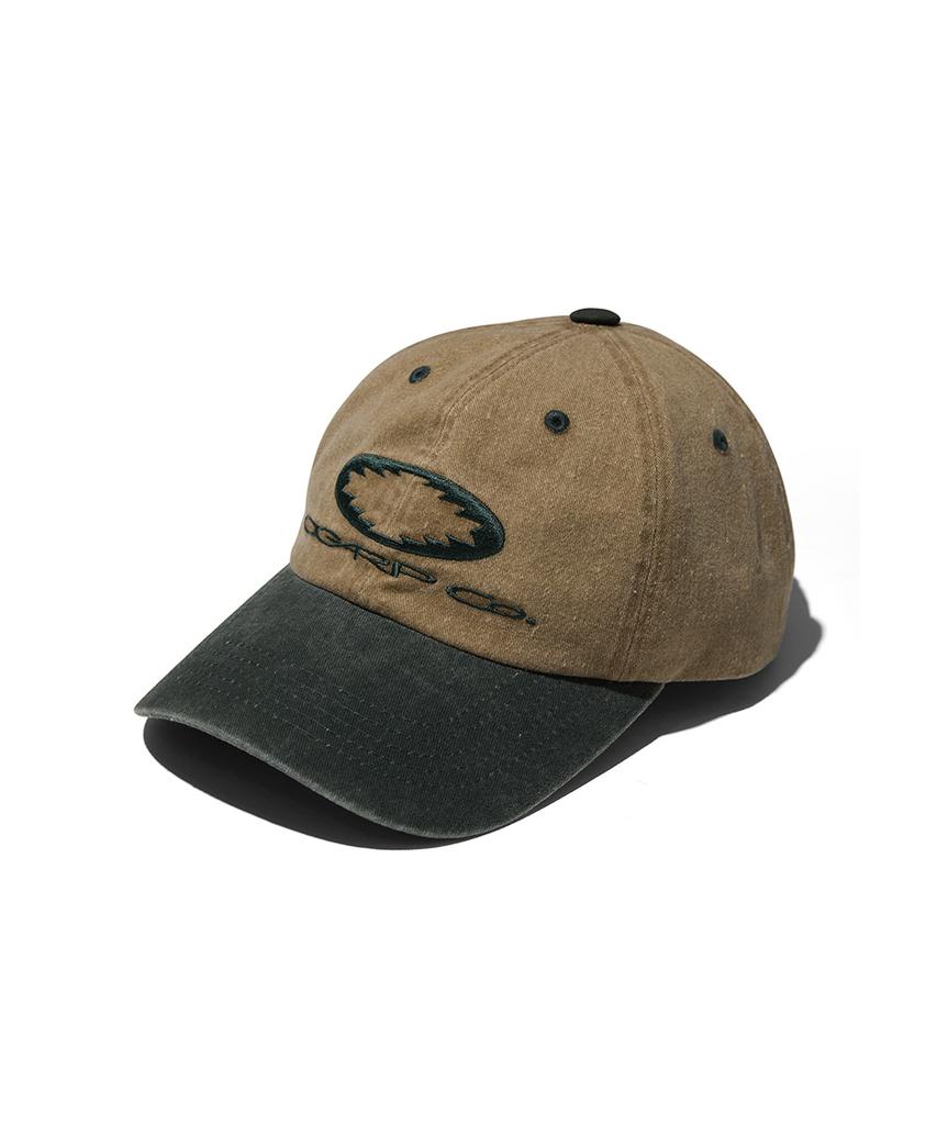 OGARP Circle Logo 6 Pannel Ball Cap Beige