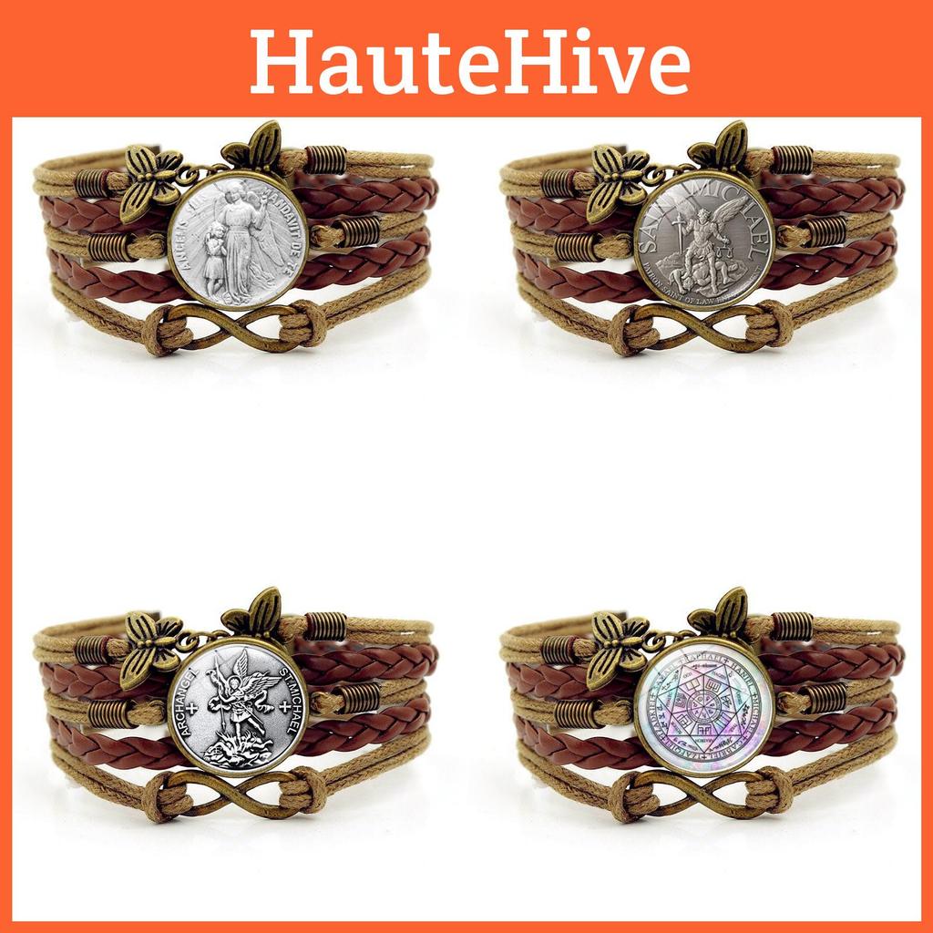 Елегантний Браслет Сім Архангелів Часовий Камінь Жіноча Мода Нескінченність Метелик