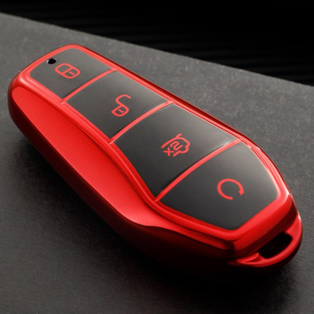 Key Tpu Car Shell Soft Cover Case For Byd Qin Plusdmi For Han Ev For Byd